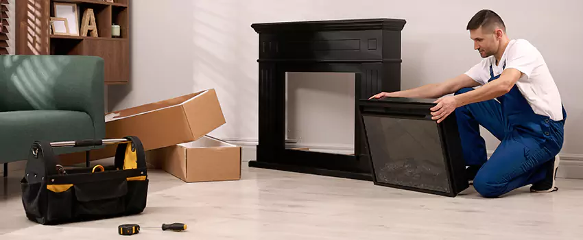 Old Rusted Metal Fireplace Repair And Replacement in Jasmine Estates, FL