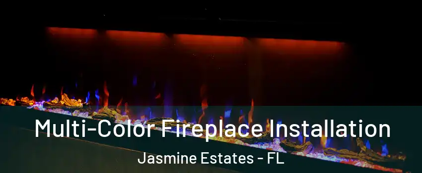  Multi-Color Fireplace Installation Jasmine Estates - FL